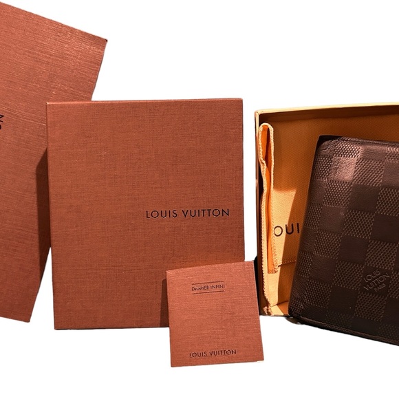 Louis Vuitton Damier Infini Portedeuille James Billfold Onyx N63007 Wallet - Picture 9 of 15